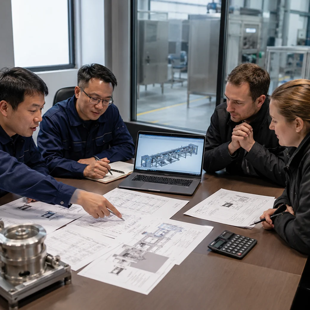 After the initial solution is proposed, we confirm all technical details before production begins.