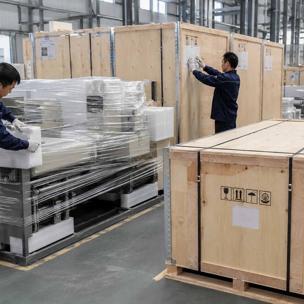 To protect the equipment during long-distance transport, we use export-grade packaging methods.
